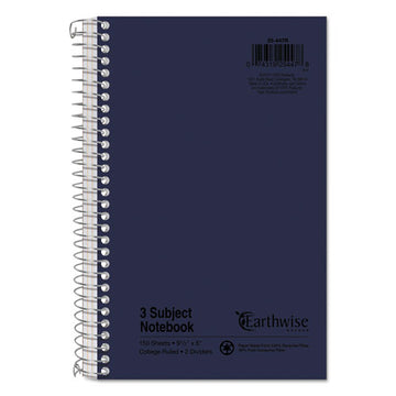 Oxford™ Earthwise By Oxford Recycled Single Subject Notebook, Medium-college Rule, Randomly Assorted Covers, 11 X 8.5, 100 Sheets freeshipping - TVN Wholesale